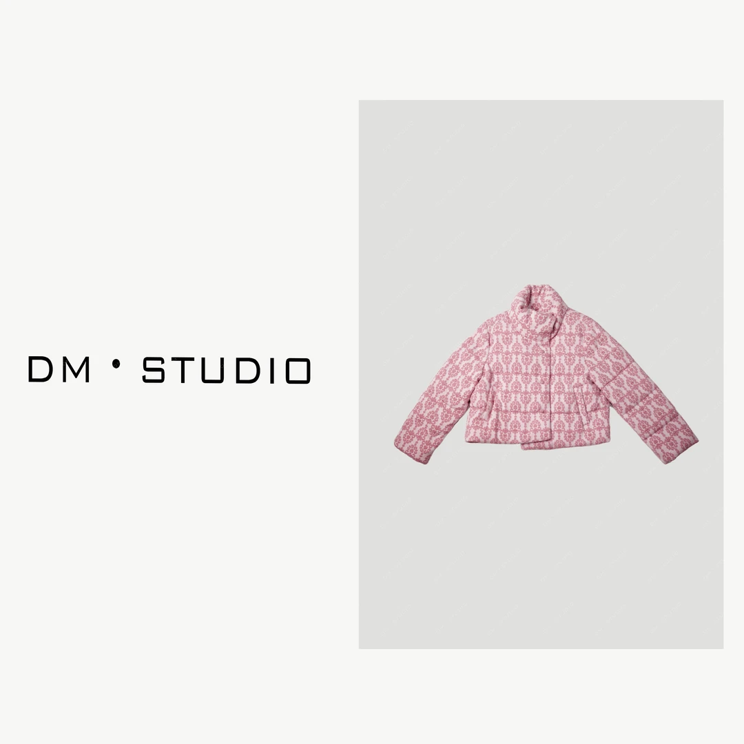 -DM•STUDIO/秋冬减龄高级感保暖新国标90白鹅绒服（23266C）