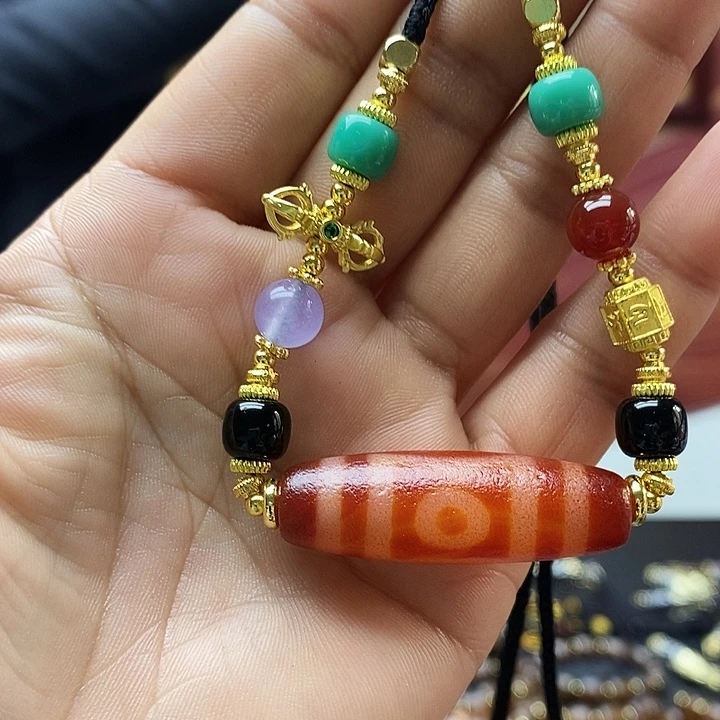 玛瑙/玉髓合金颈饰