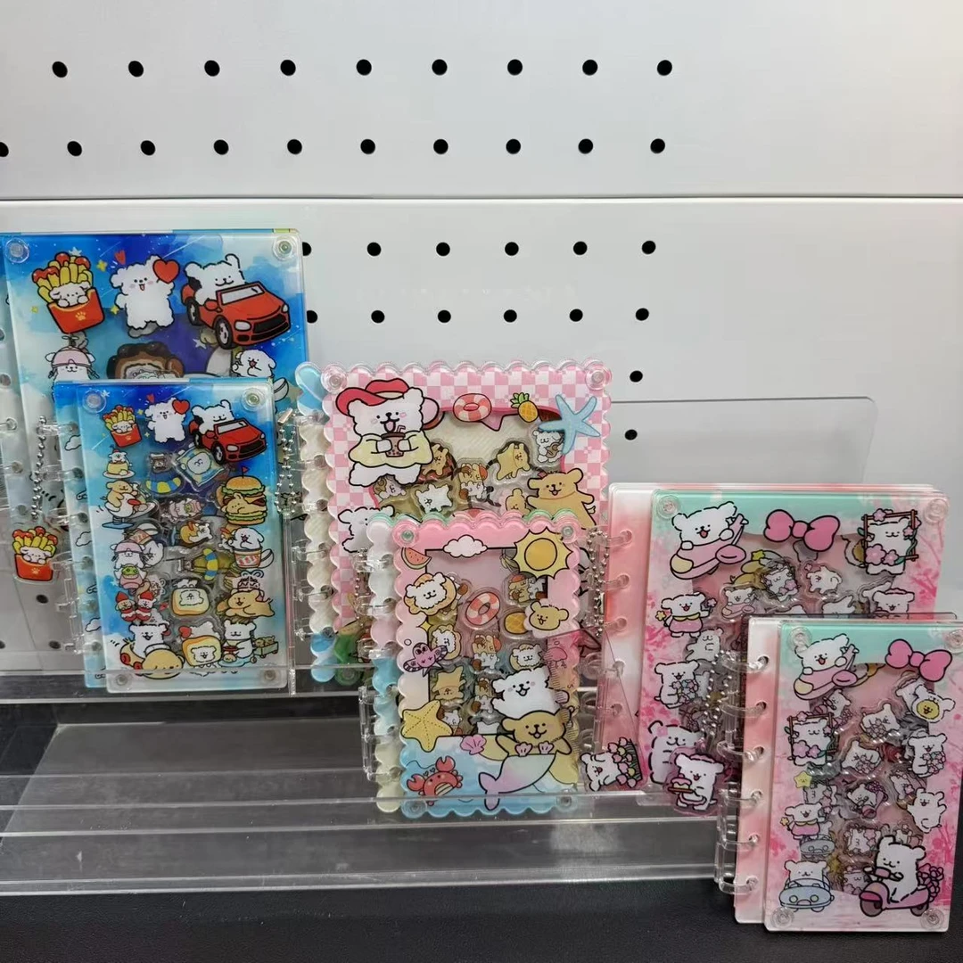 【礼物】亚克力活页本摇摇乐本可爱少女心高颜值动漫学生日记笔记本