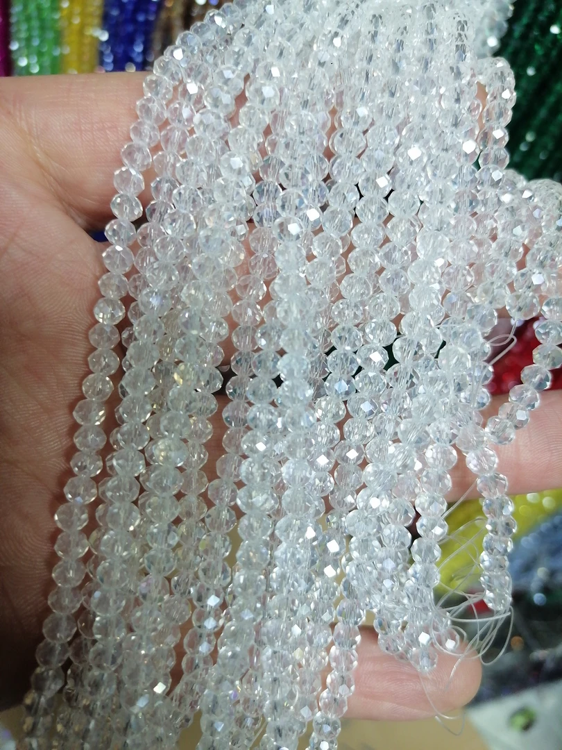 手工DIY饰品配件散珠串珠直孔珠10条价