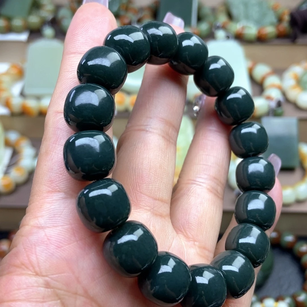 手串未镶嵌透闪石质玉