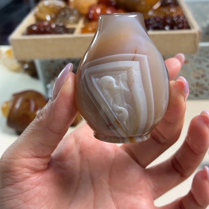 玛瑙/玉髓未镶嵌吊坠(不含链)