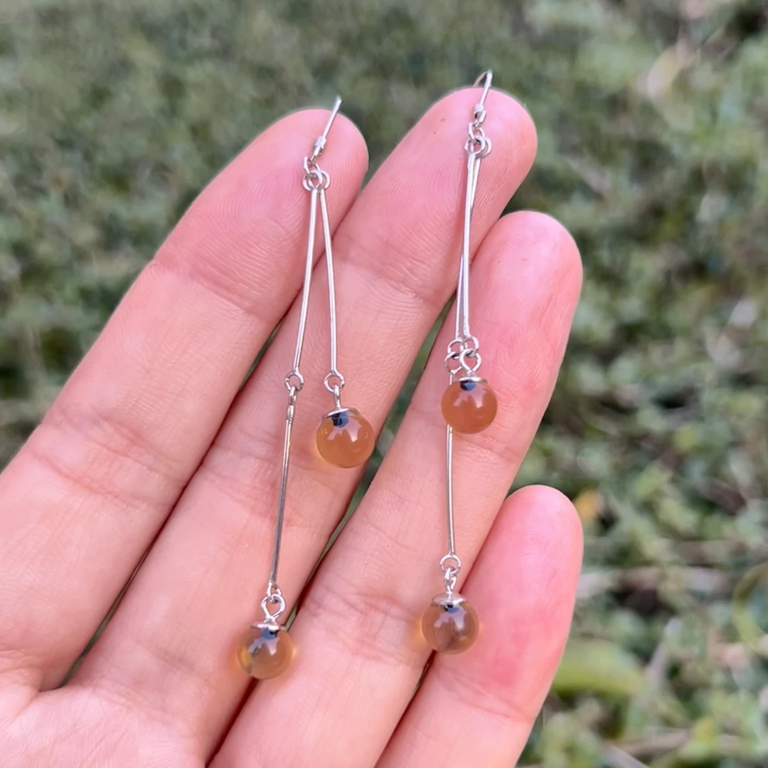 B55琥珀耳坠（多样性发其一）