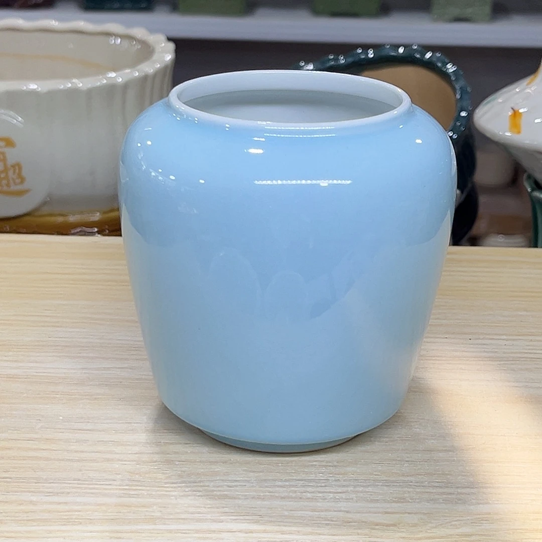 陶瓷绿植多肉微瑕花盆口径8*12