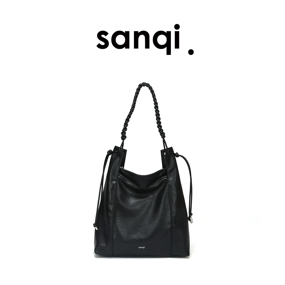 【花篮托特2690】sanqimtime小叁七2690#通勤托特包腋下包编织大包