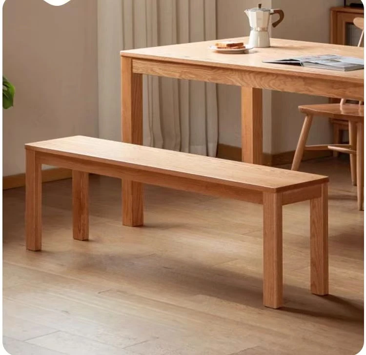 【库存】北美红橡木置物架长条凳家用多功能长条凳置物架