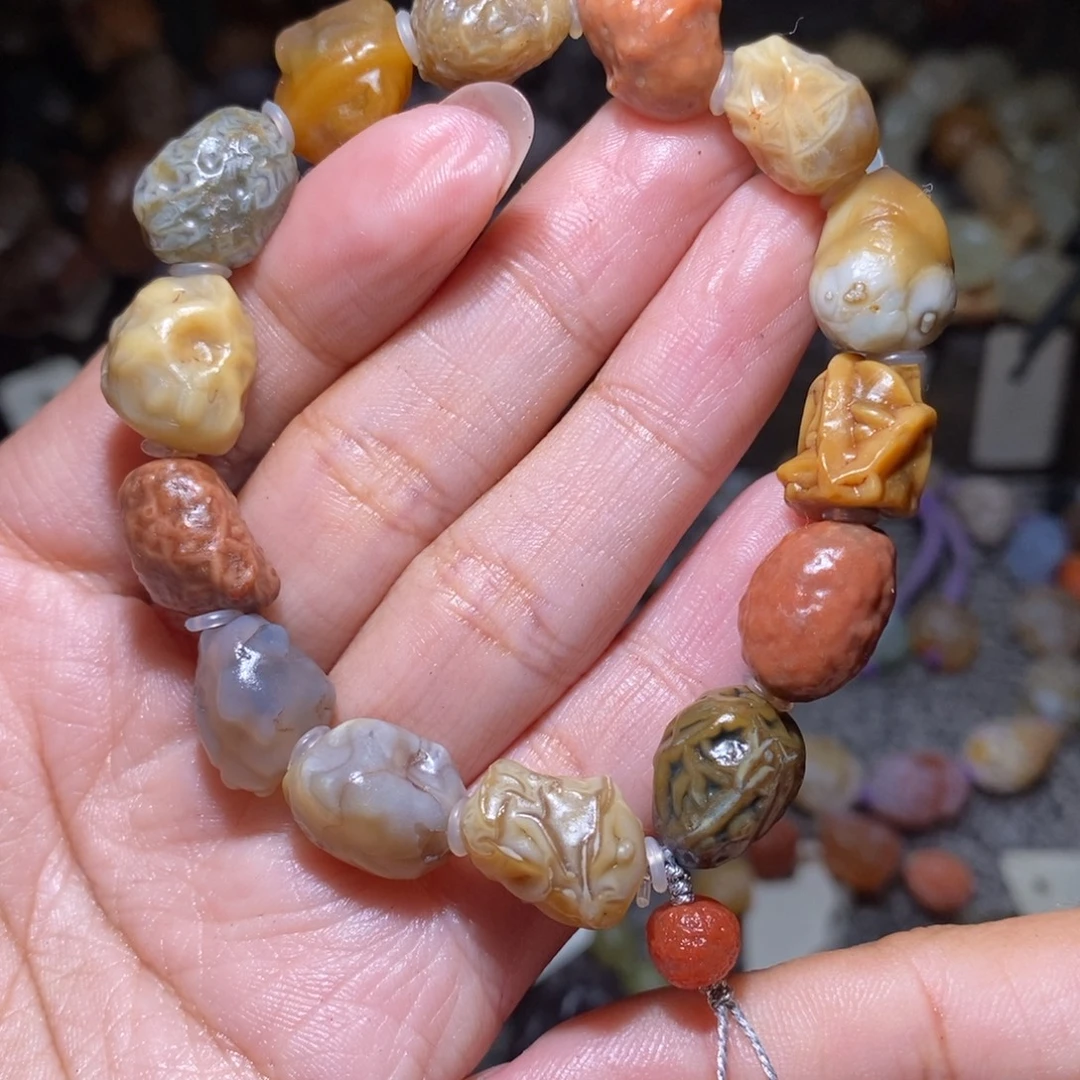 玛瑙/玉髓未镶嵌珠宝半成品