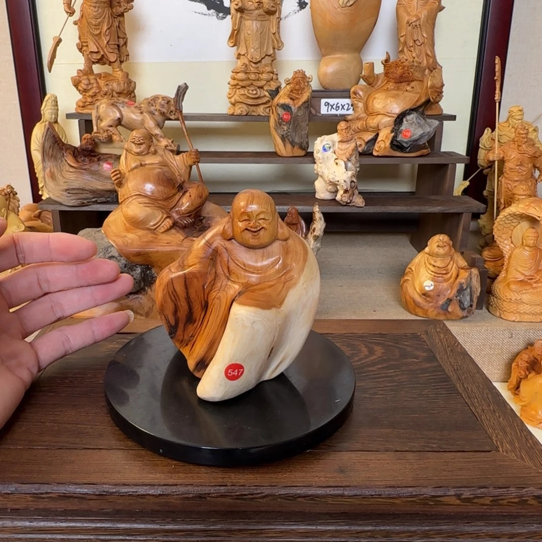 崖柏小木匠艺雕一物一拍