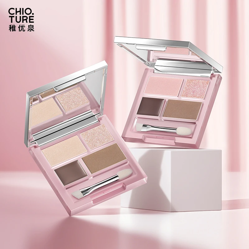 稚优泉嘭嘭卧蚕盘饱满卧蚕双头刷具轻松上妆温柔日常