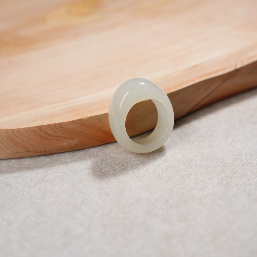 【小池专属】和田玉蜂蜜水戒指  (13-23#)  27*24  ZYF0060