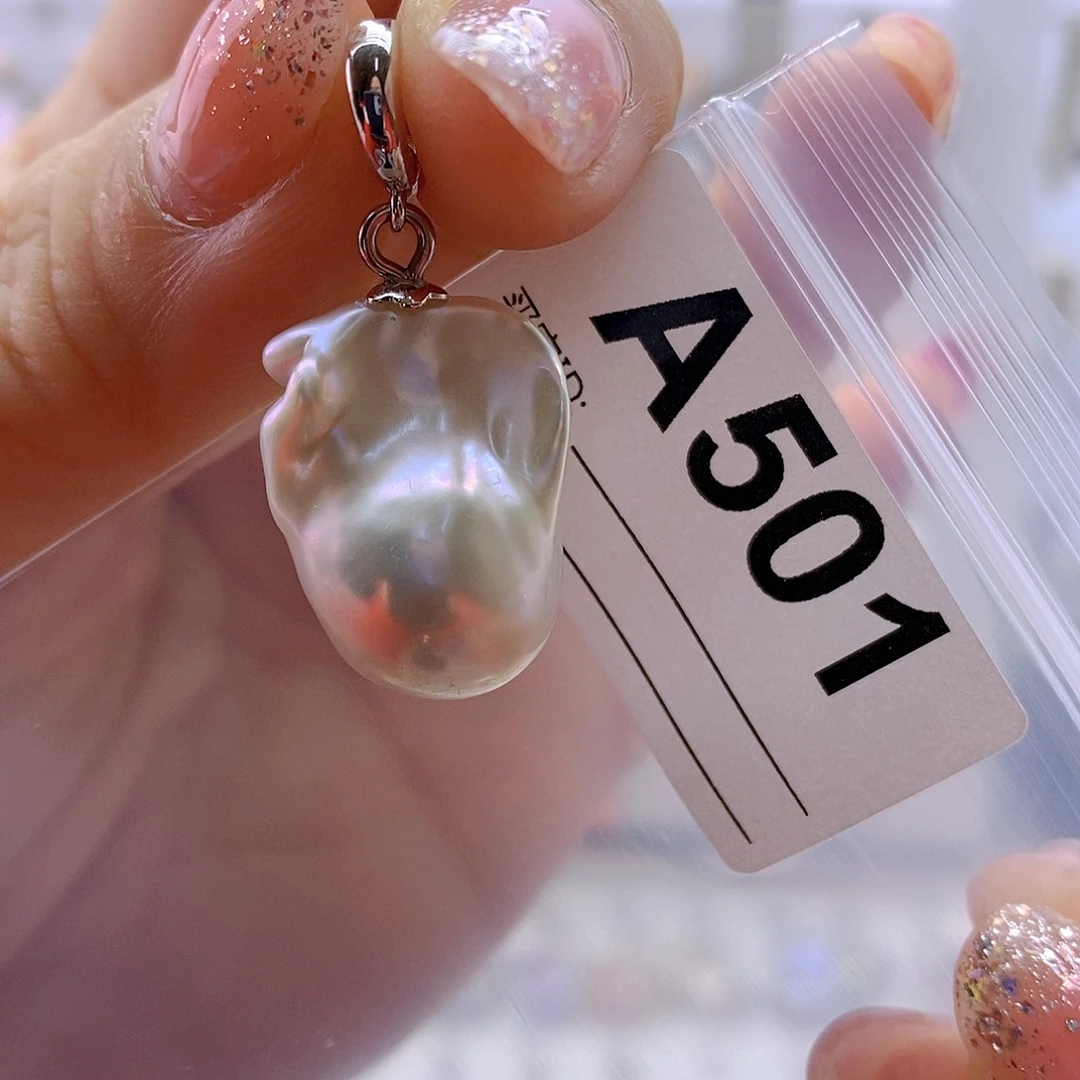 淡水珍珠颈饰银S925镶嵌