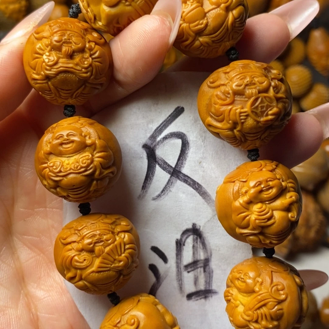 济***司手串/手链橄榄核上色