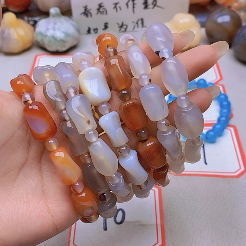【闪购商品】未镶嵌玛瑙/玉髓珠宝半成品曹*