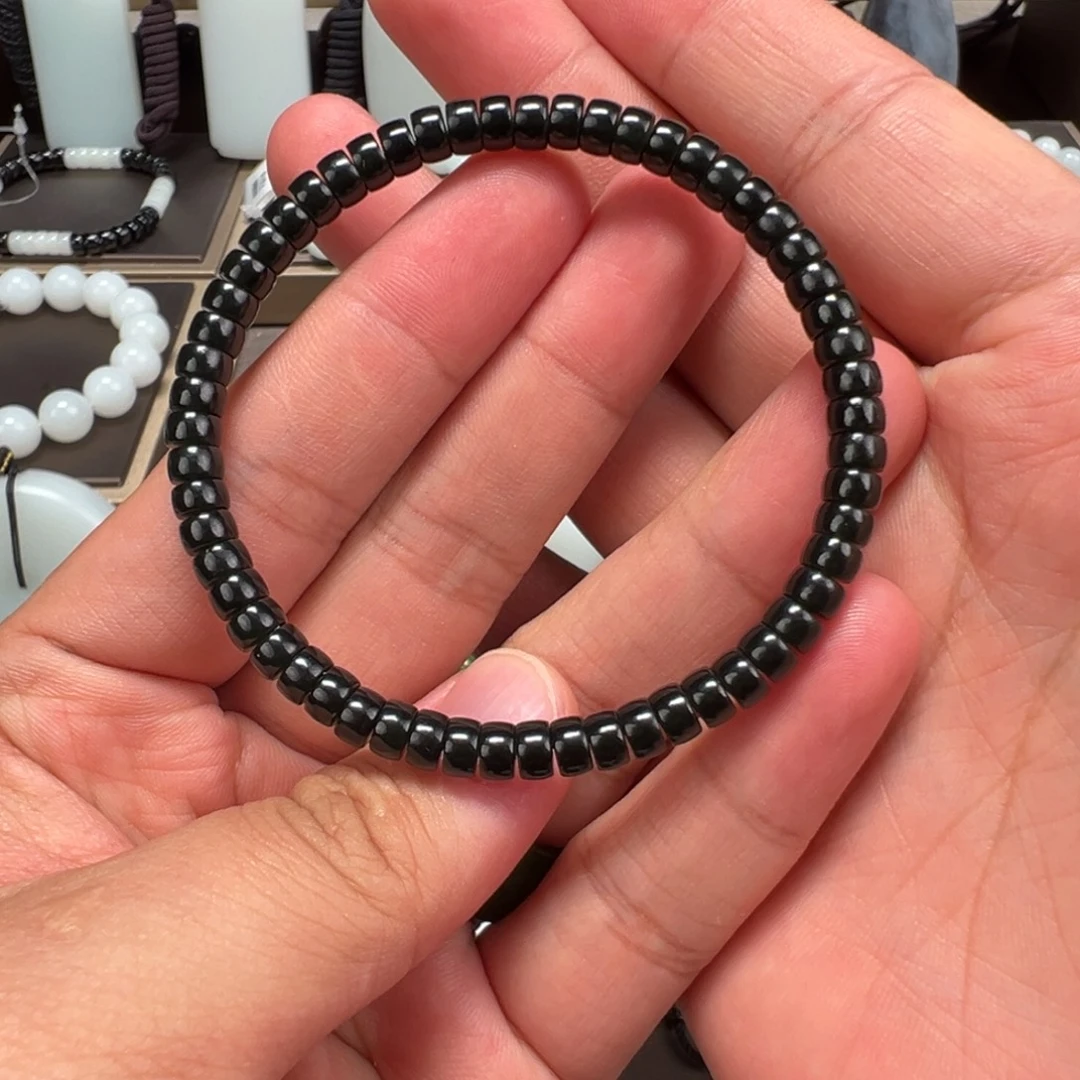 颈饰未镶嵌和田玉卡5.5mm