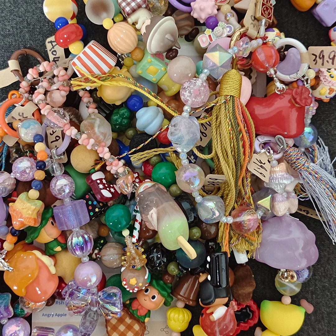 diy纯手工创意定制手机链包链（默认微瑕）ins卡通可爱个性