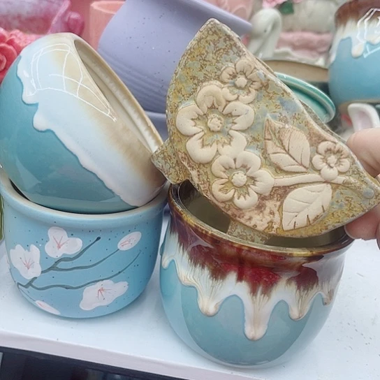 多肉绿植陶瓷花盆