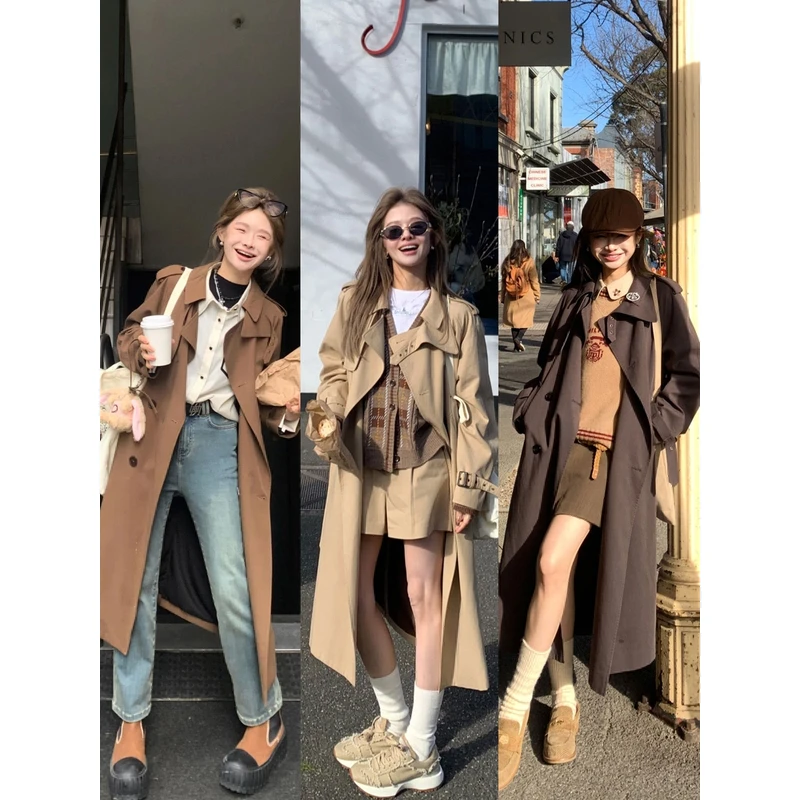 DEEMO入秋开场券同款y*sI定制高品质小个子气质风衣外套女款 外套