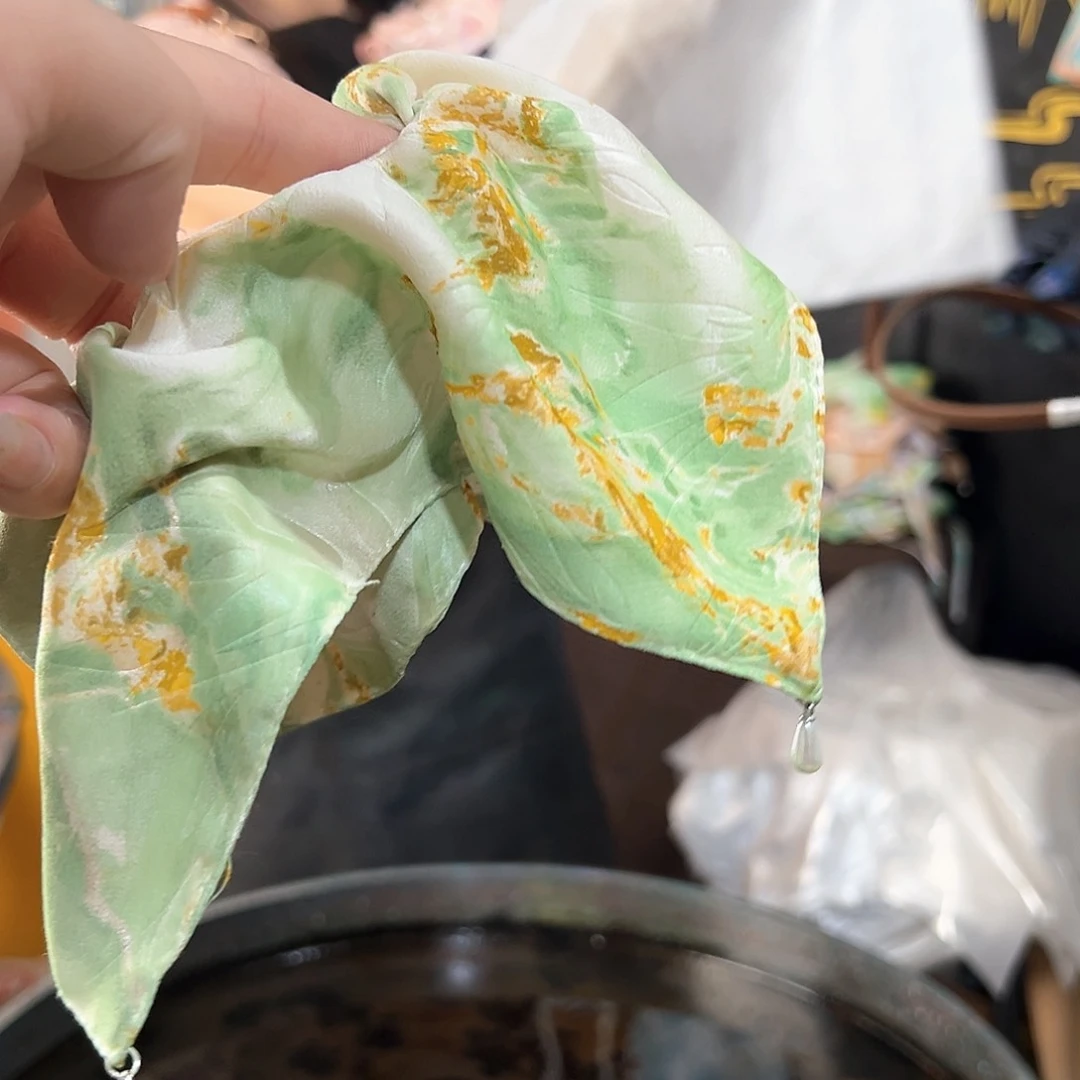 对**荷327珍珠发圈手作