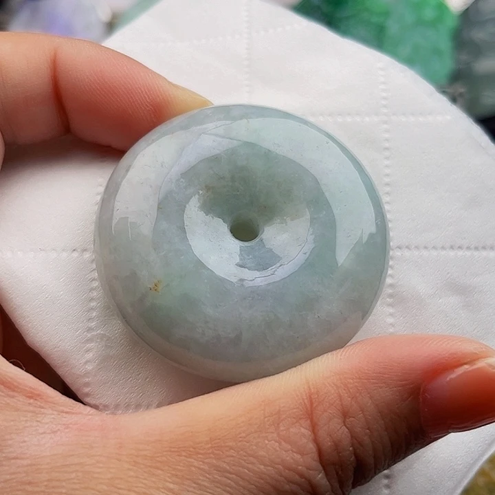 翡翠未镶嵌吊坠(不含链)挂件