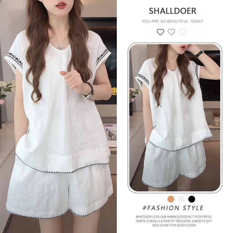 炸街网红款俏皮减龄飞袖短裤套装两件套女夏季2025新款显瘦巨好看