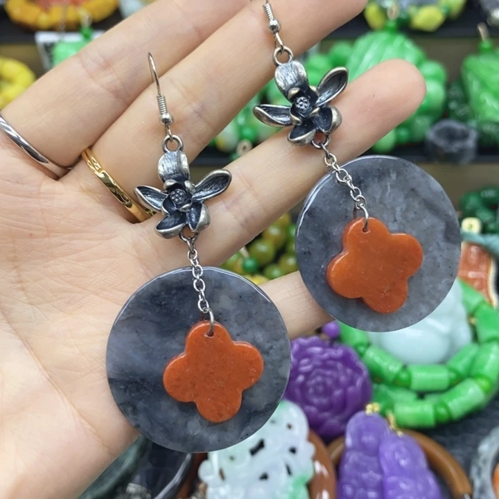 未镶嵌手链翡翠耳坠67