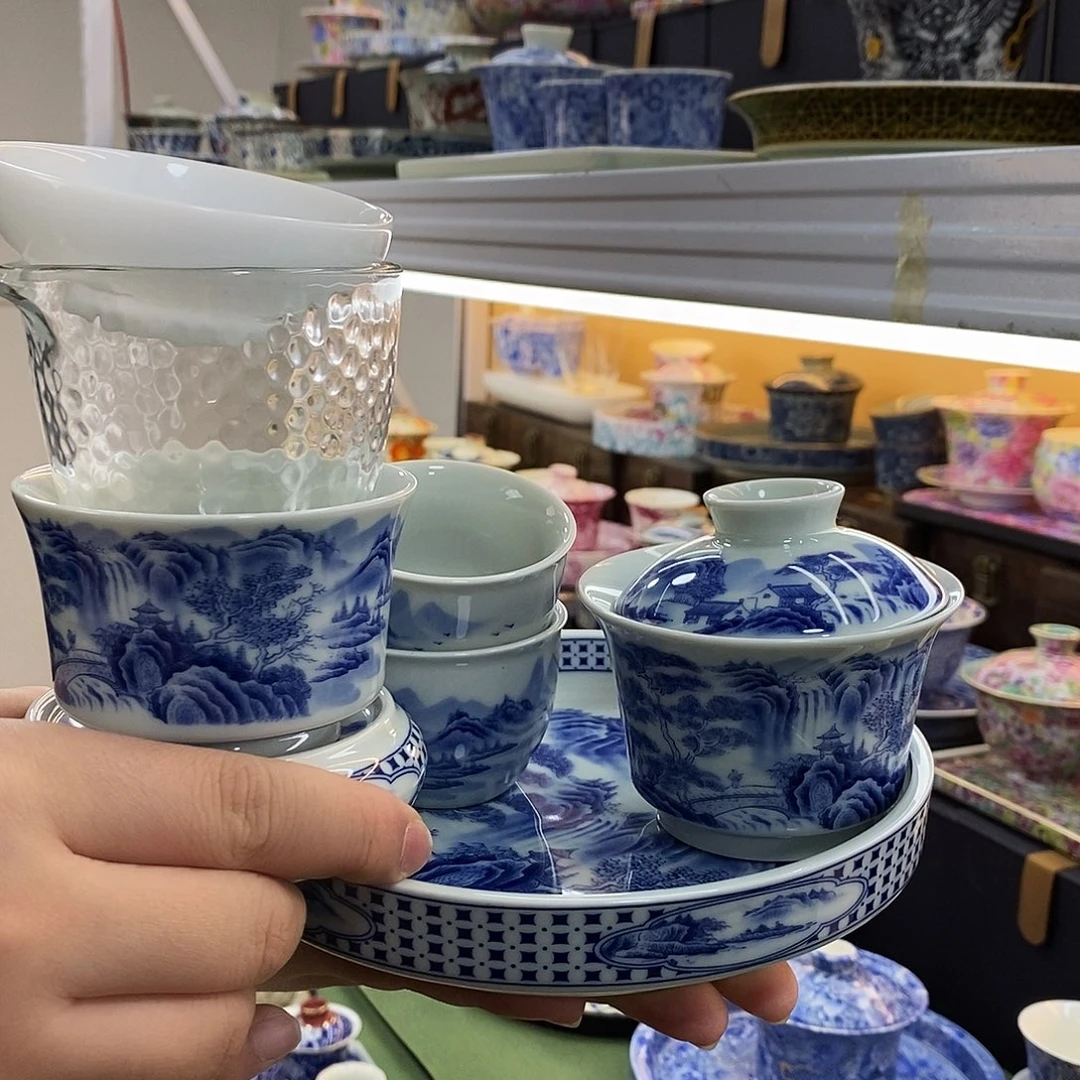 好看的漂亮的盖碗买吧