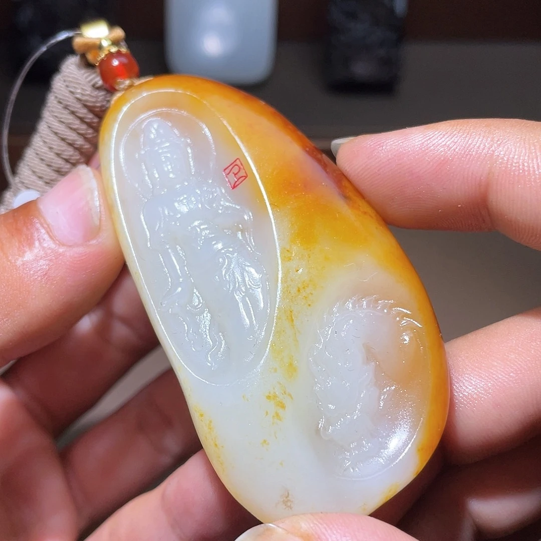 和田玉未镶嵌颈饰D2