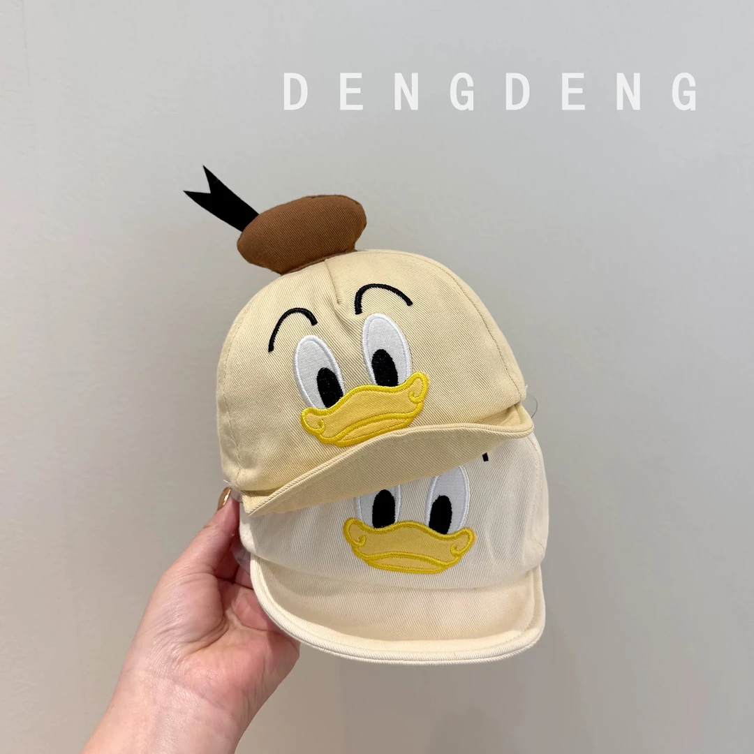 宝宝帽子可爱超萌春秋季婴幼儿鸭舌帽男女儿童防晒遮阳软檐棒球帽