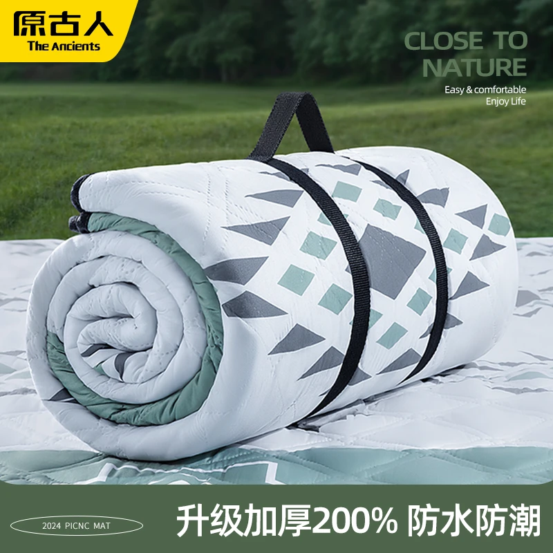 便携加厚野餐垫防潮垫露营帐篷内垫户外草坪沙滩防水地垫垫子