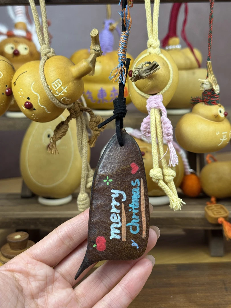 手工豆荚挂件小包挂