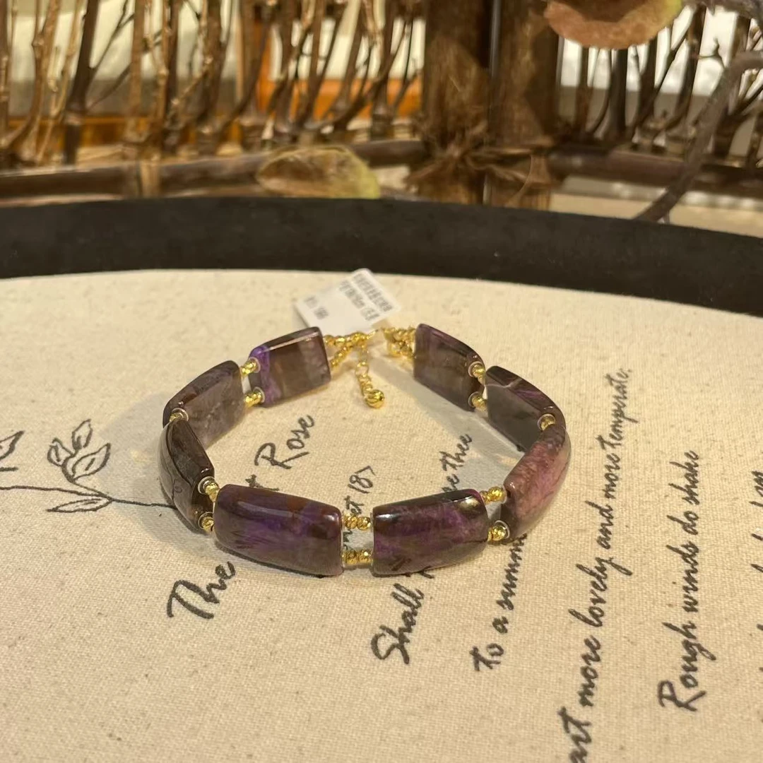 南非舒俱来酱红牌牌手链18k/16cm（乐景）AZB8396