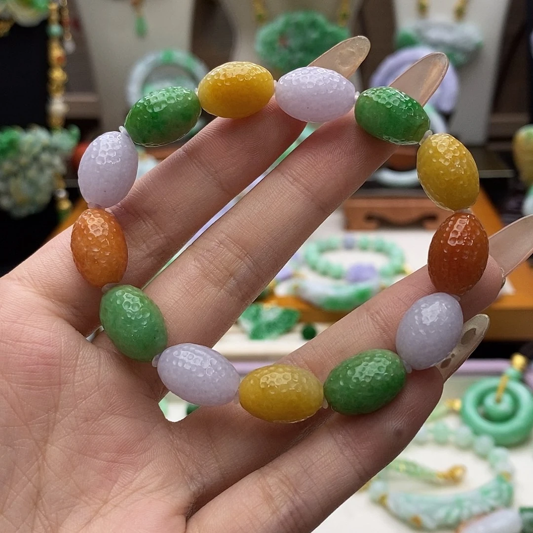 颈饰未镶嵌翡翠手链