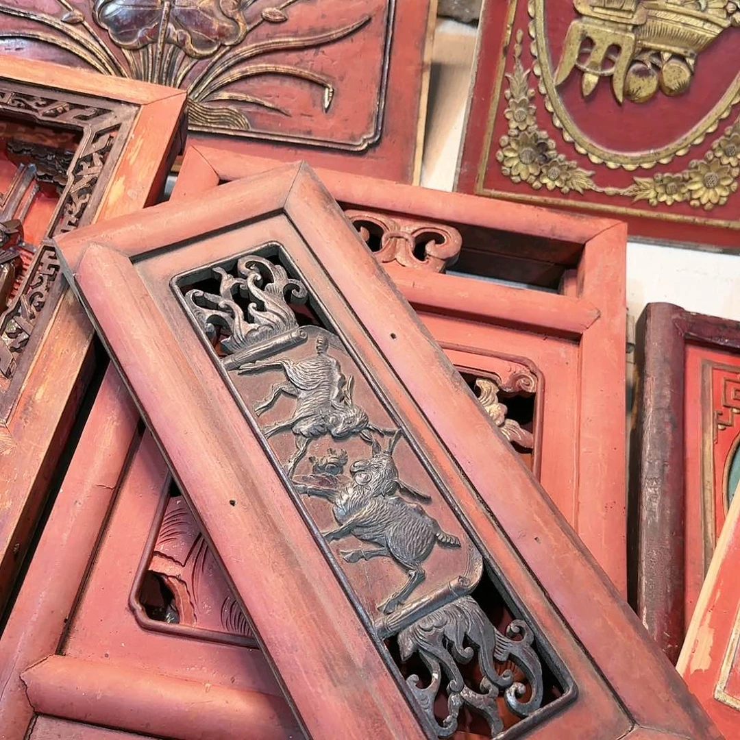 木逸****）老木雕艺术的设计风格