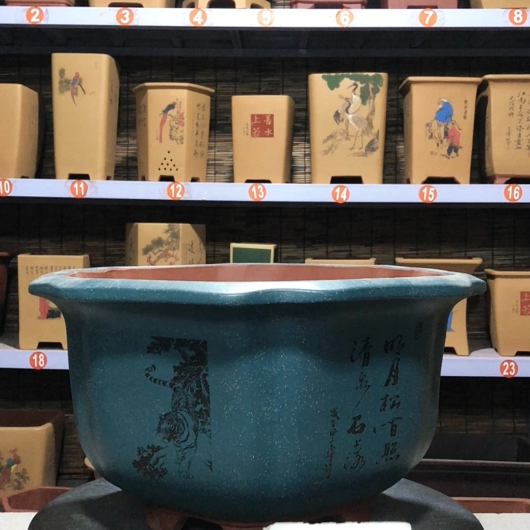 【闪购商品】紫砂花盆9**5手工制作