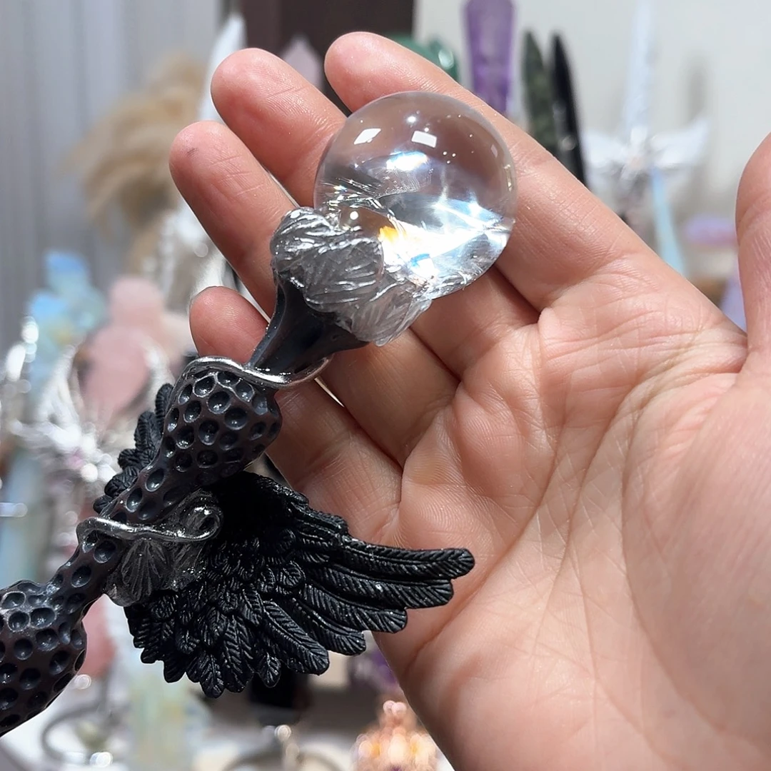 土***℃有机玻璃天然水晶权杖