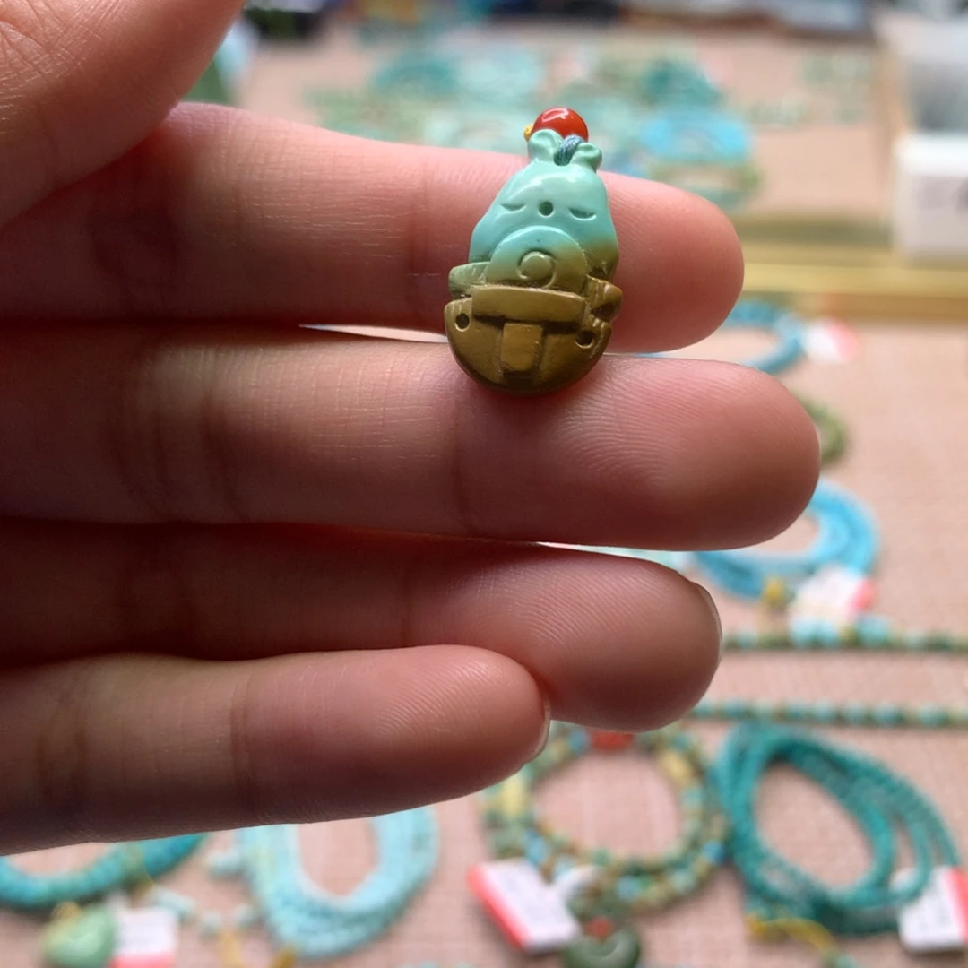 绿松石未镶嵌配饰