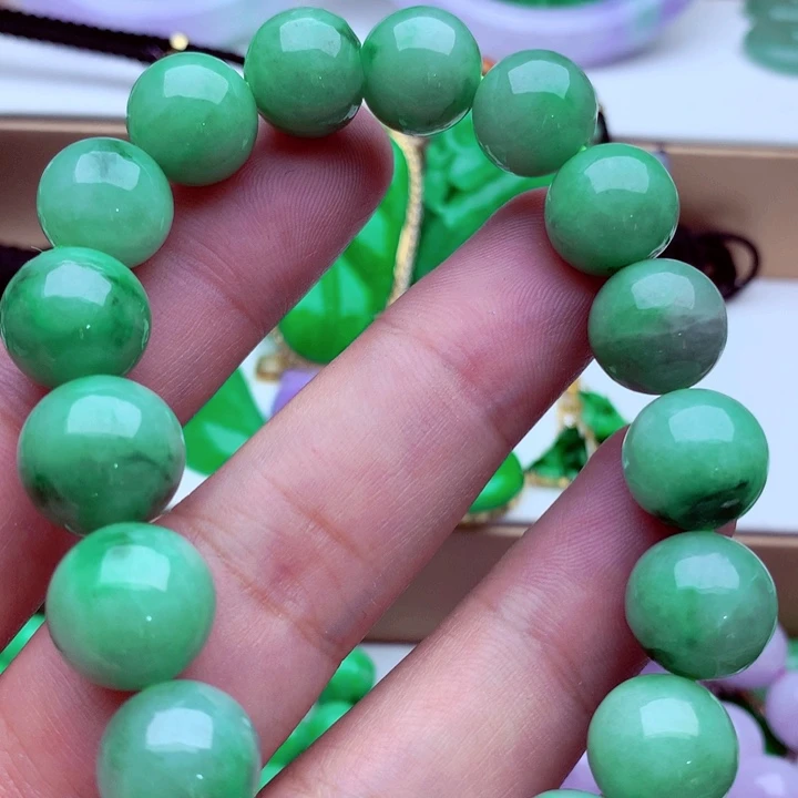 翡翠未镶嵌手链手串