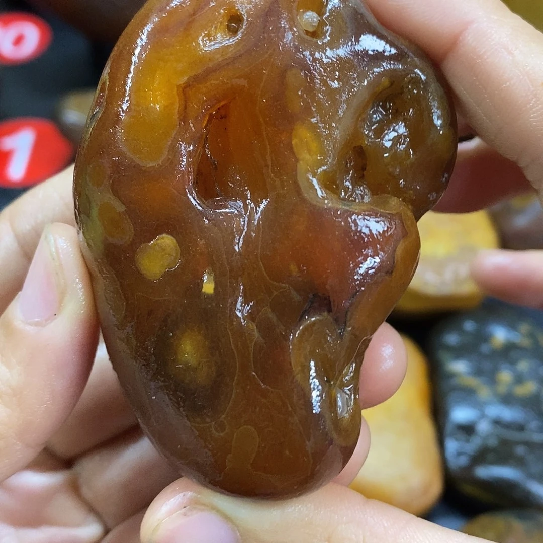 玛瑙/玉髓未镶嵌手把件