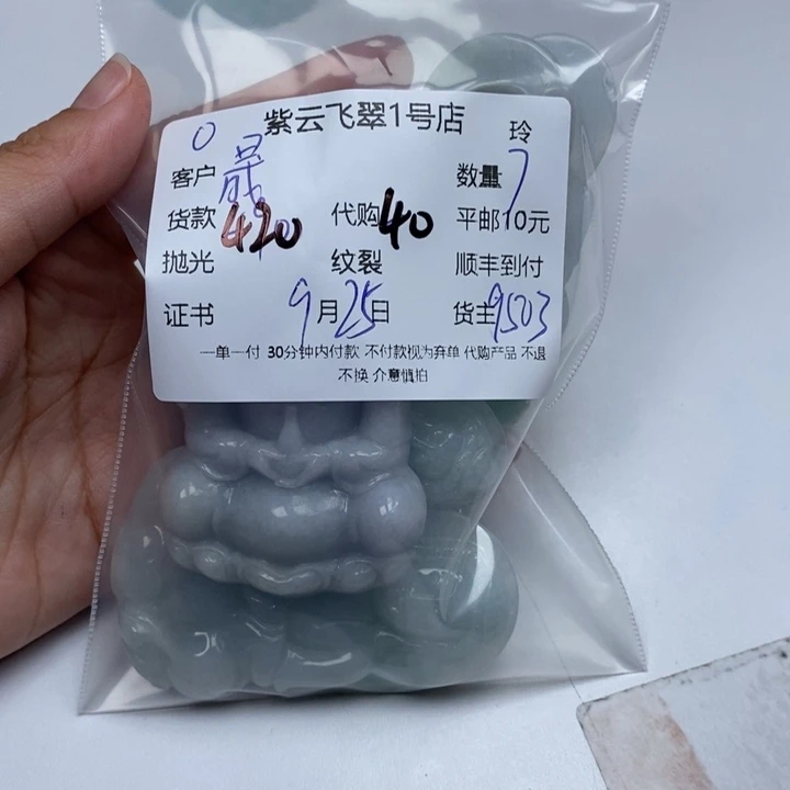 晟***选翡翠未镶嵌颈饰翡翠