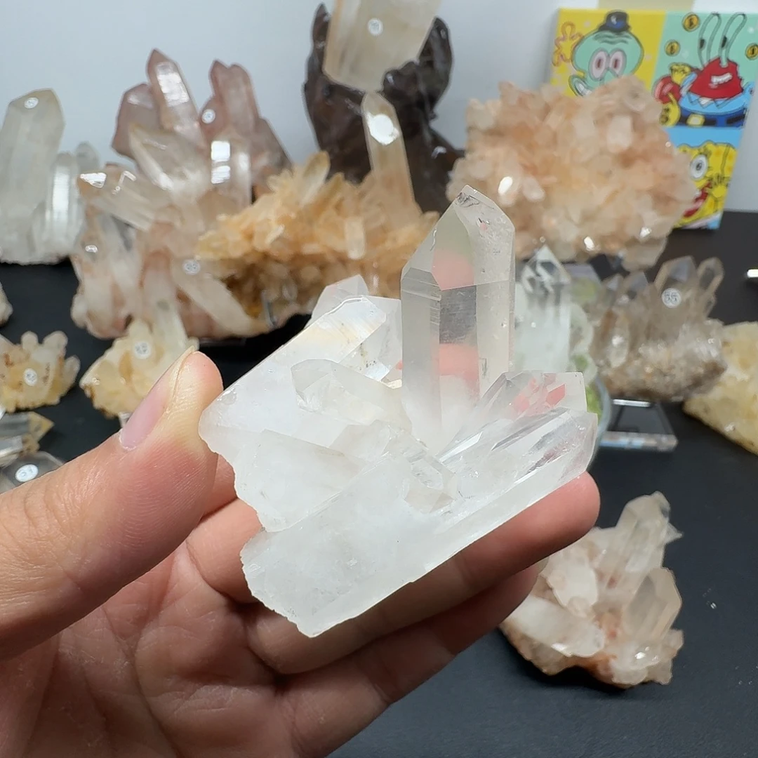 银S925镶嵌珠宝半成品水晶9