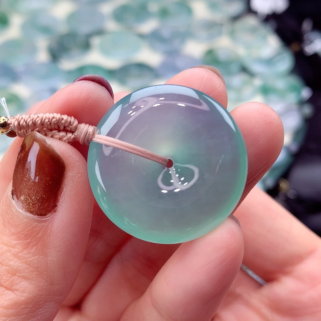 颈饰未镶嵌翡翠编号98-尺寸25.9/5.7