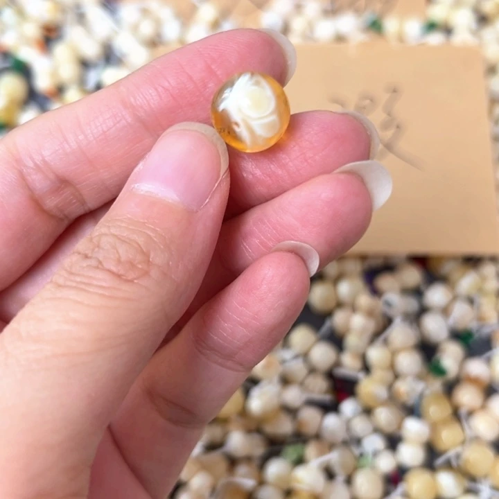 裸石蜜蜡未镶嵌11.6mm一个