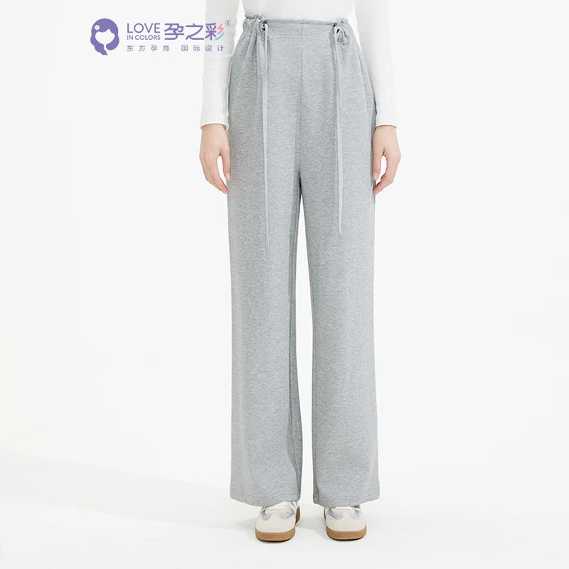 孕之彩秋装显瘦直筒裤产前产后可穿YWK293417-H