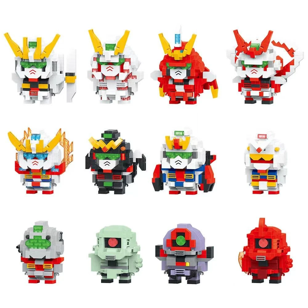 高达小积木模型摆件FW重涂模型公仔礼物卡牌【现场配货拆袋】