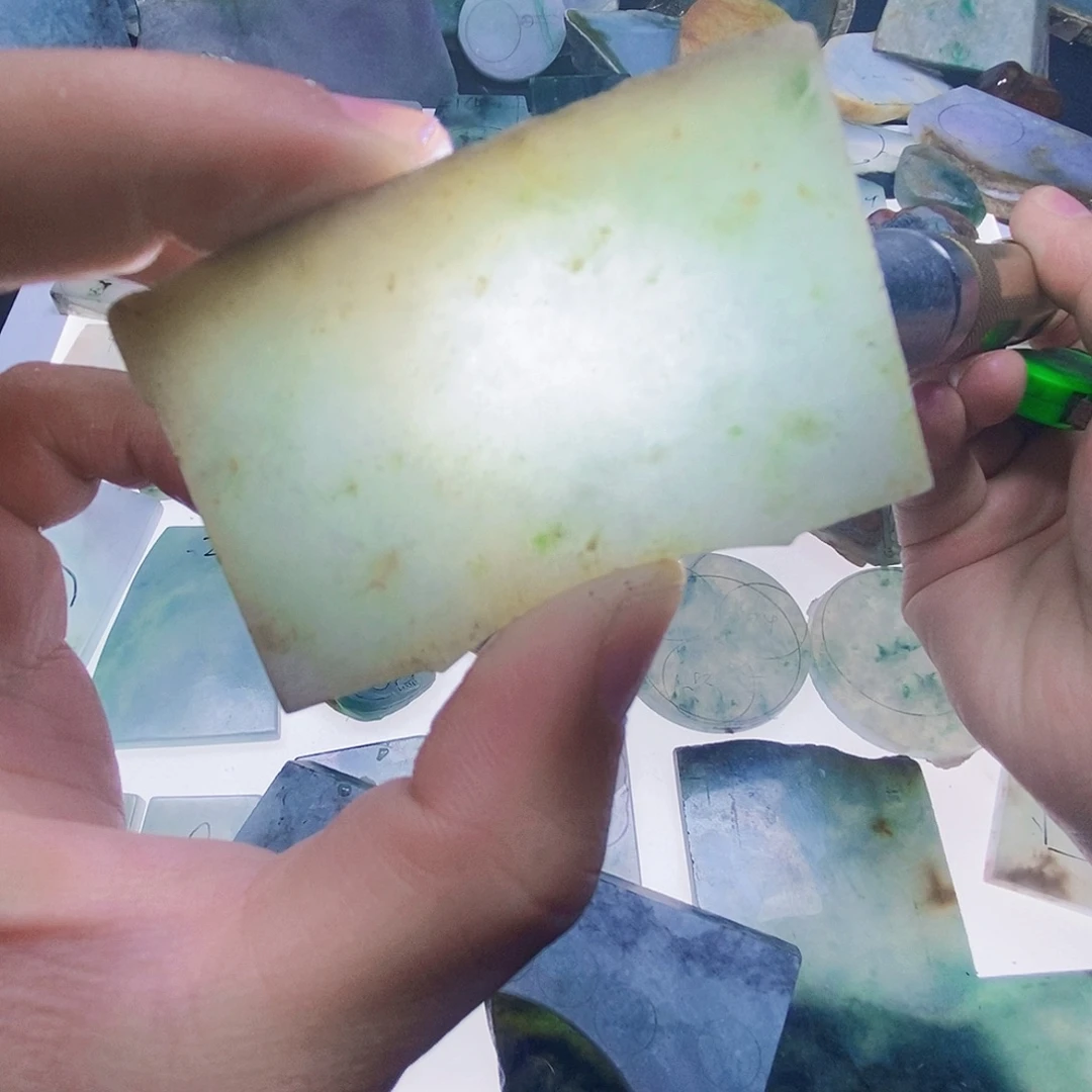 定制翡翠未镶嵌包工包料无事牌