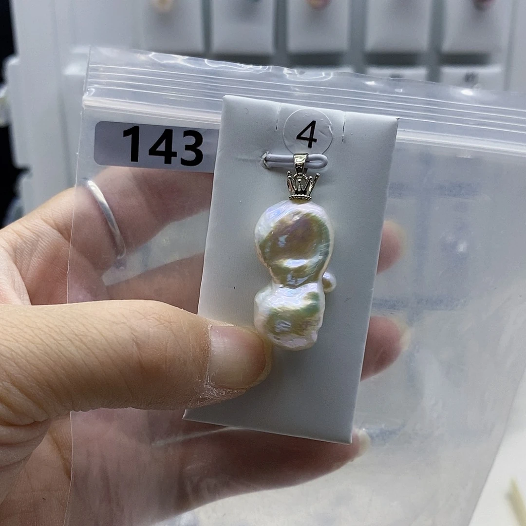 颈饰合金淡水珍珠