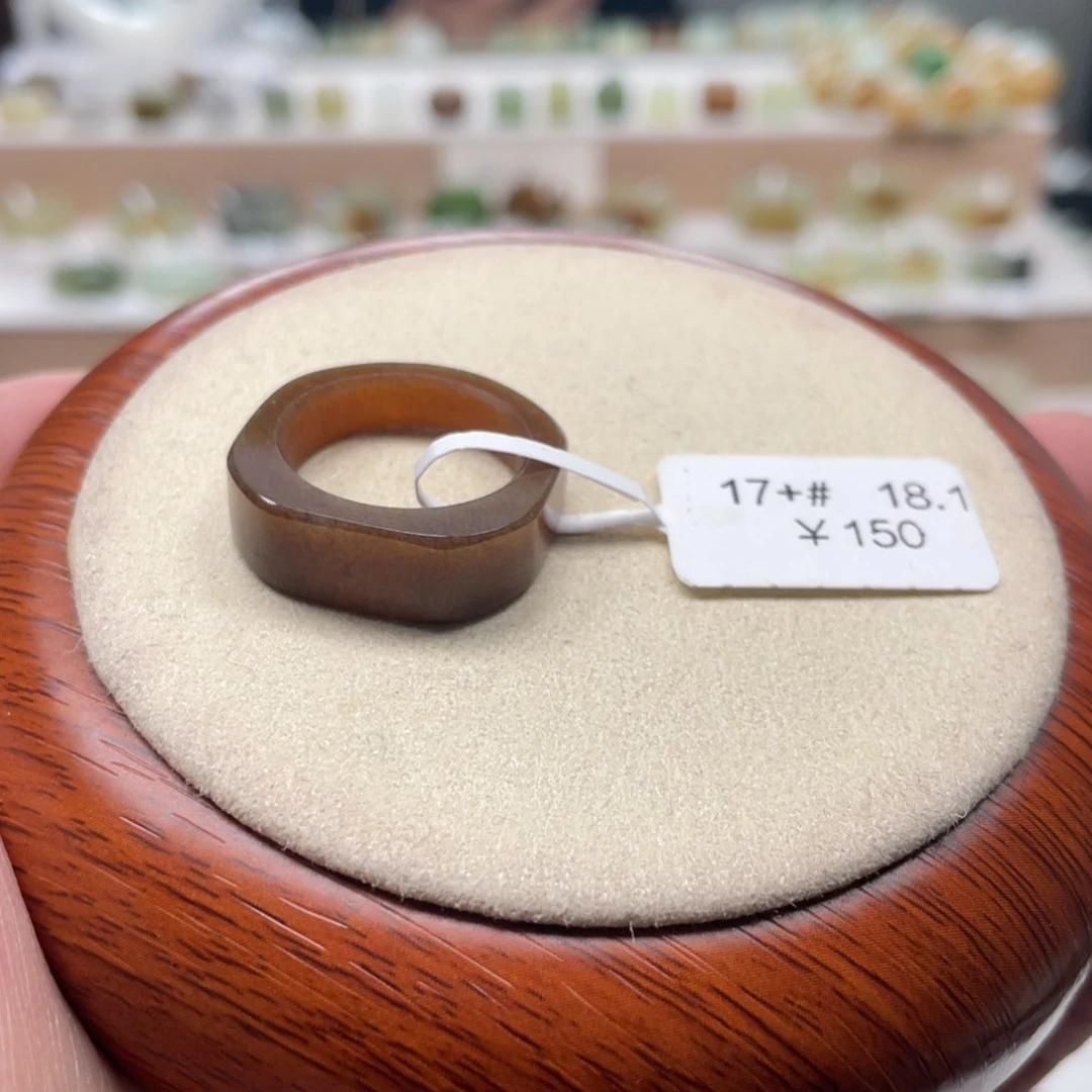 和田玉戒圈未镶嵌欧****界18.1