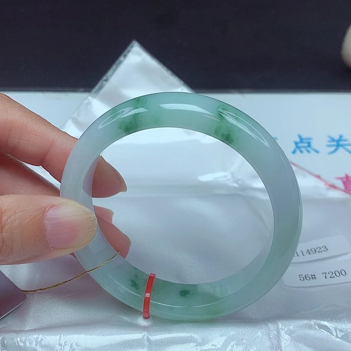 未镶嵌手镯翡翠56圈4923