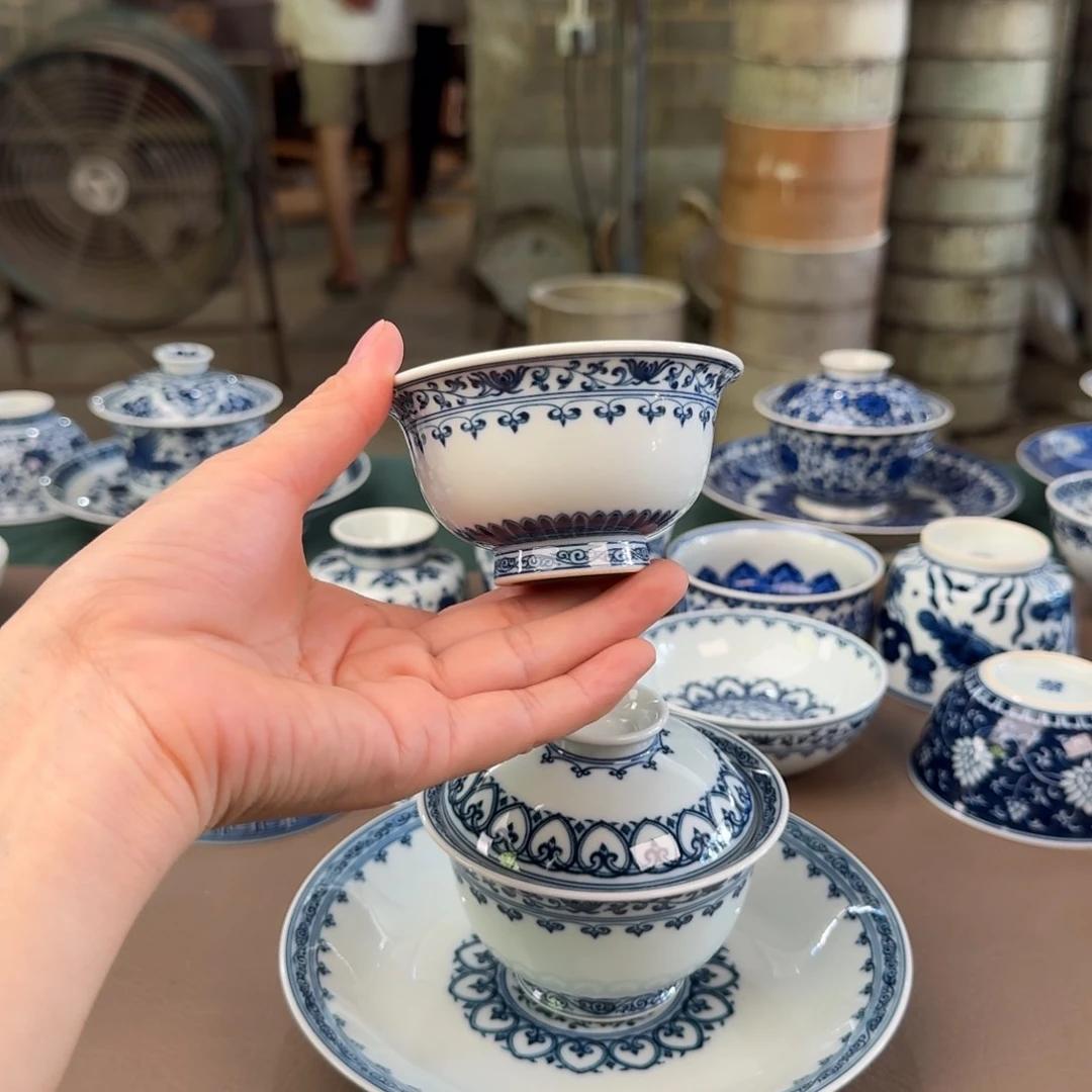 天***子杯景德镇陶瓷手工手绘