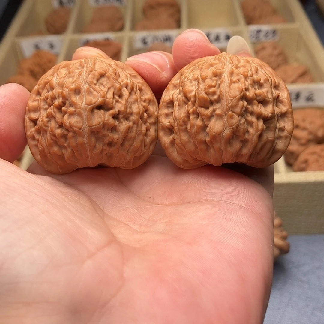 把件文玩核桃野生蛮王狮子头40（头货精品